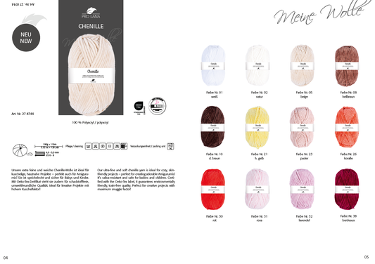 Pro Lana - Chenille 100 % Polyacryl /  100 g - 110 m