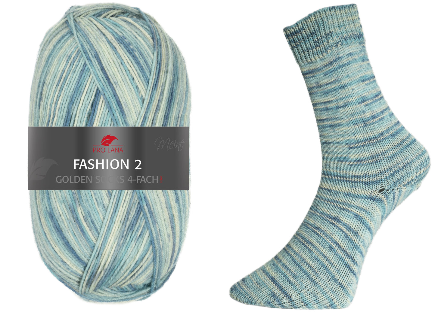 Golden Socks Fashion 2 by ProLana - 4-thread sock yarn - 100 g = approx. 420 m