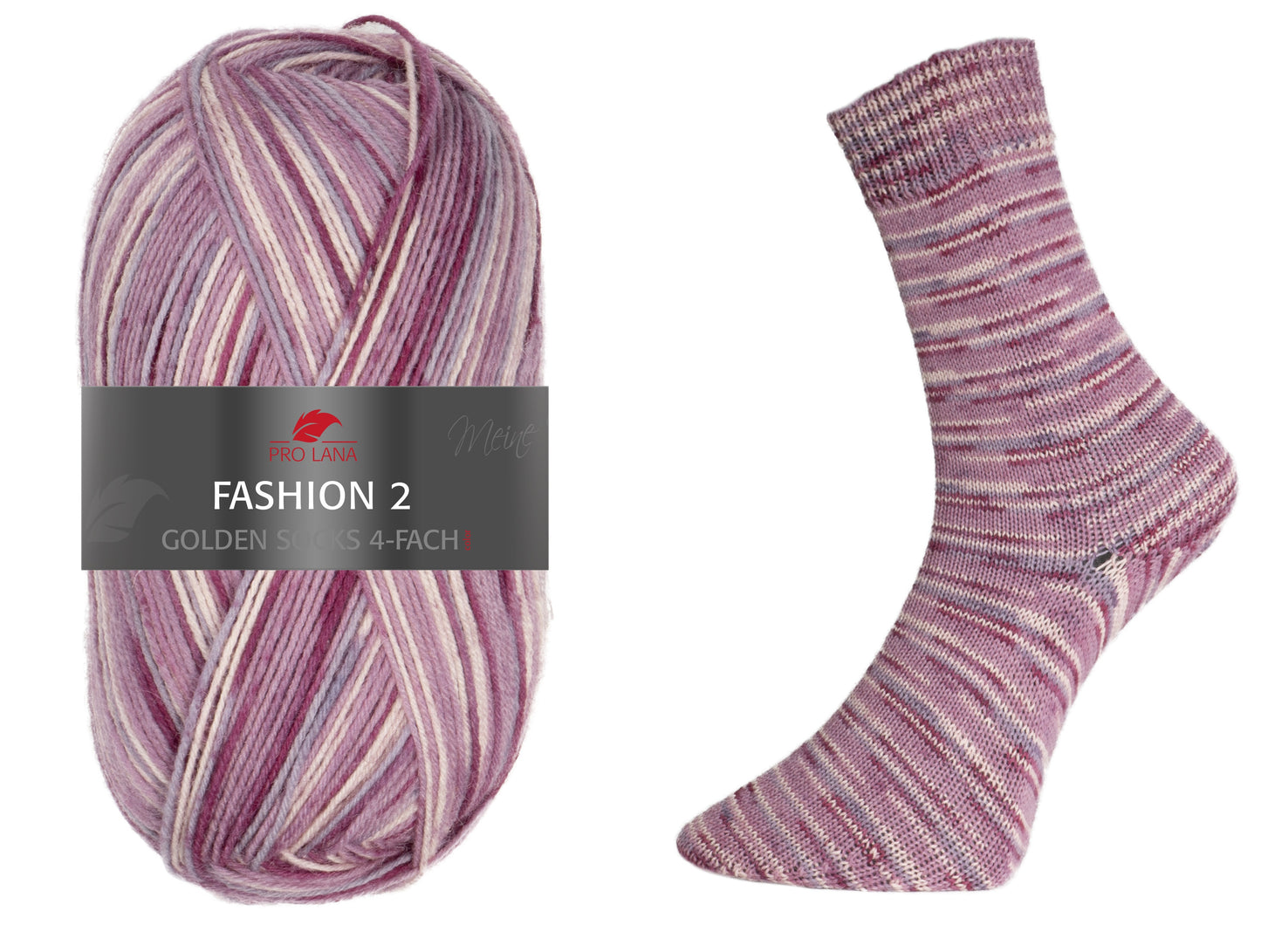 Golden Socks Fashion 2 by ProLana - 4-thread sock yarn - 100 g = approx. 420 m