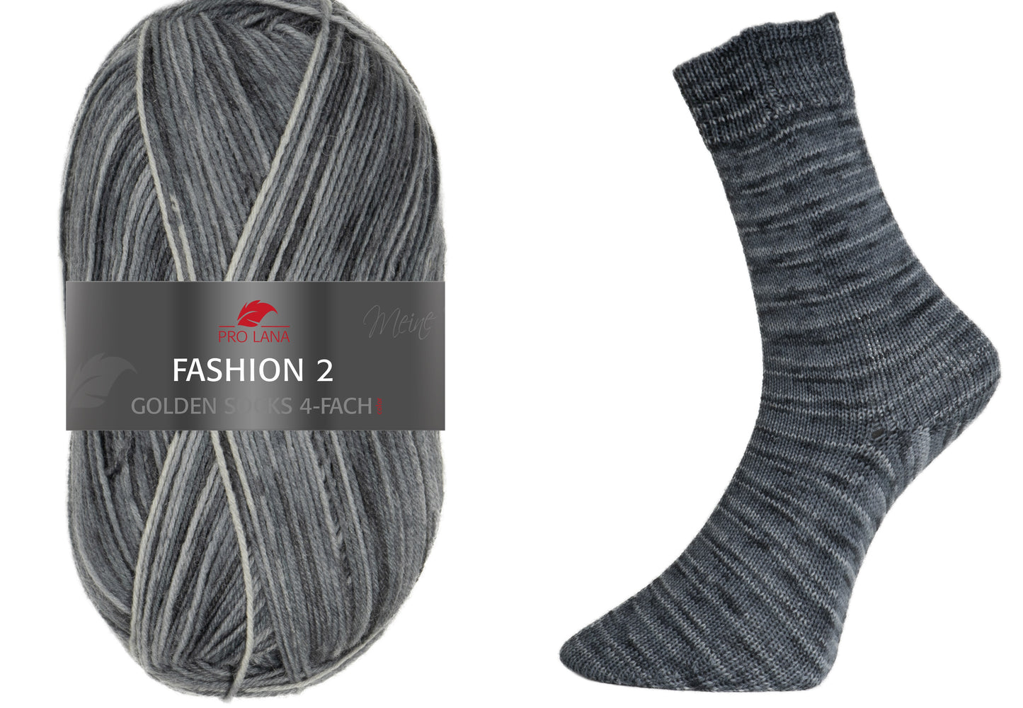 Golden Socks Fashion 2 by ProLana - 4-thread sock yarn - 100 g = approx. 420 m