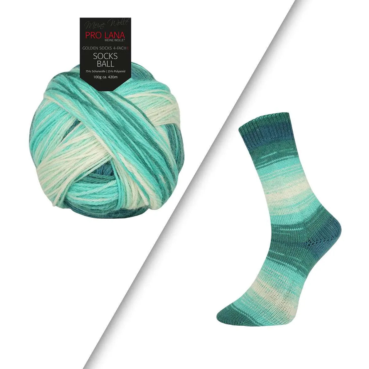 Rellana Flotte Socke Funny Ball and Pro Lana Socks Ball