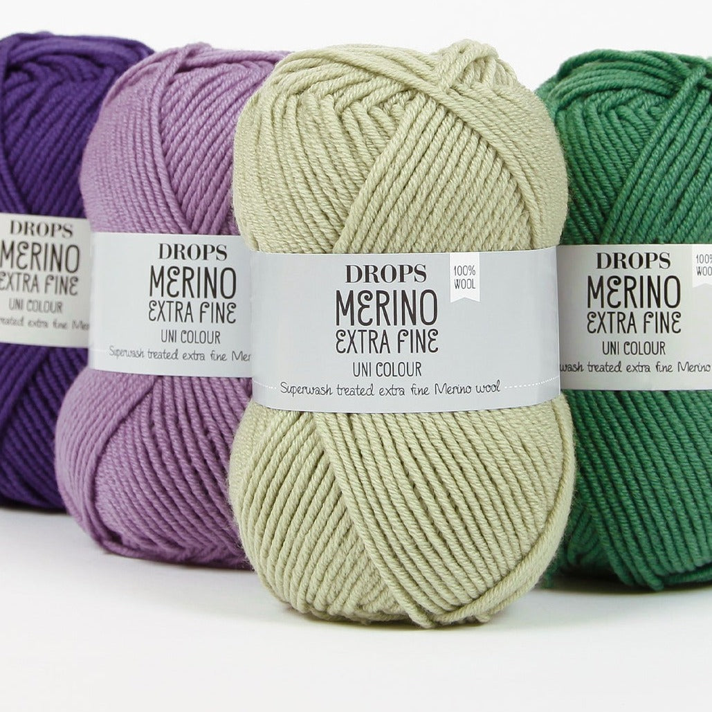 Drops Merino Extra Fine, weiche Merinowolle in verschiedenen Farben