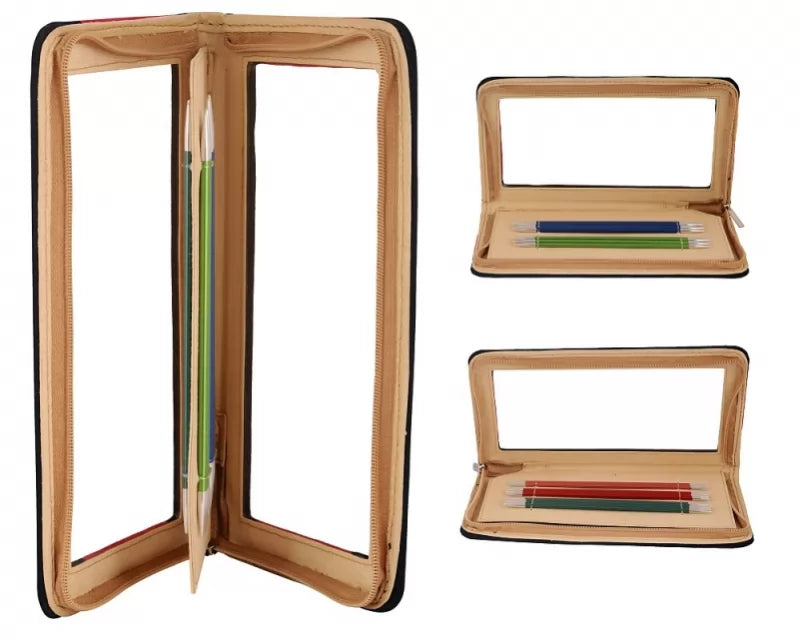 Knit Pro ZING Nadelspielset 15 cm in 5 Nadelstärken und schöner Tasche