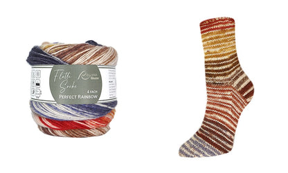 Flotte Socke Perfect Rainbow by Rellana 100 g = 420 m