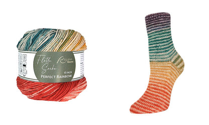 Flotte Socke Perfect Rainbow by Rellana 100 g = 420 m