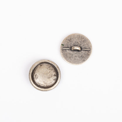 Κουμπί με θηλιά (ασημί) αρ. 529 - 20 mm