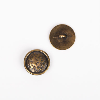 Button with shank (brass-colored) no. 530 - 20 mm