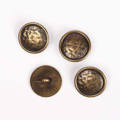 Button with shank (brass-colored) no. 530 - 20 mm