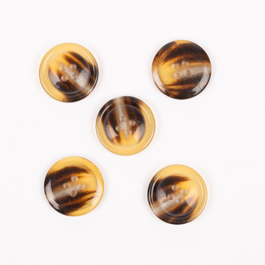 Imitation horn (caramel) no. 709 - 18 mm
