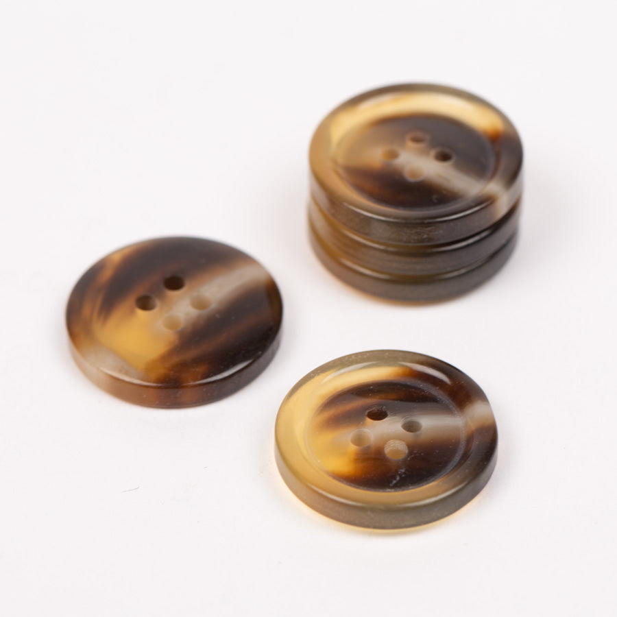 Imitation horn (caramel) no. 709 - 18 mm