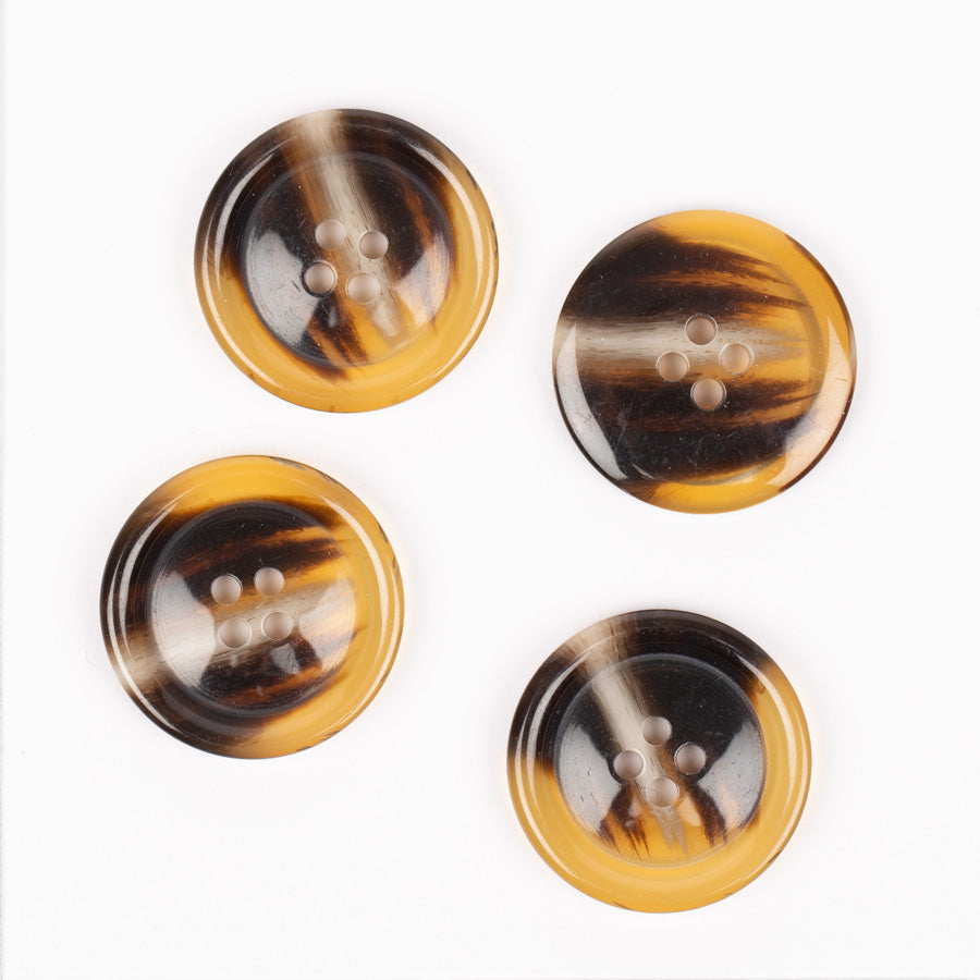 Imitation horn (caramel) no. 711 - 25 mm