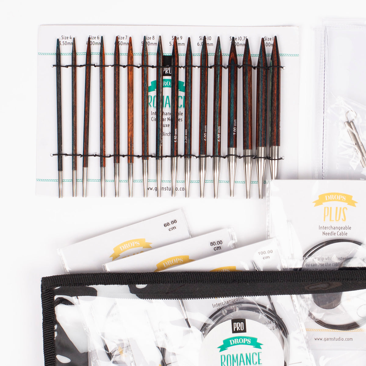 DROPS Pro Romance Interchangeable Needle Tips Deluxe Set