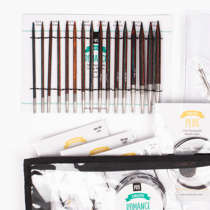 DROPS Pro Romance Interchangeable Needle Tips Deluxe Set