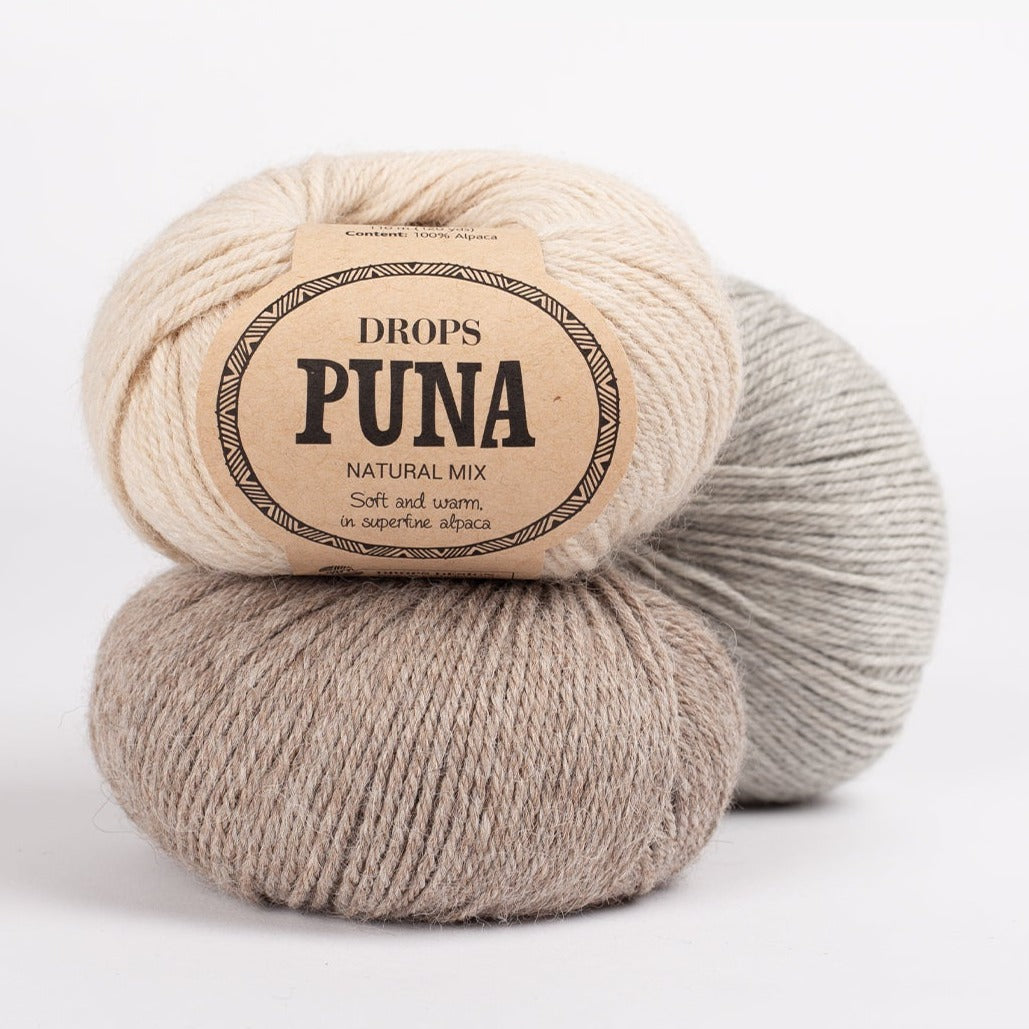 Drops Puna, weiche Wolle aus Alpaka in verschiedenen Farben