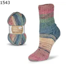 Flotte Socke 4f. Bambus-Merino Emotion 100 g = 420 m