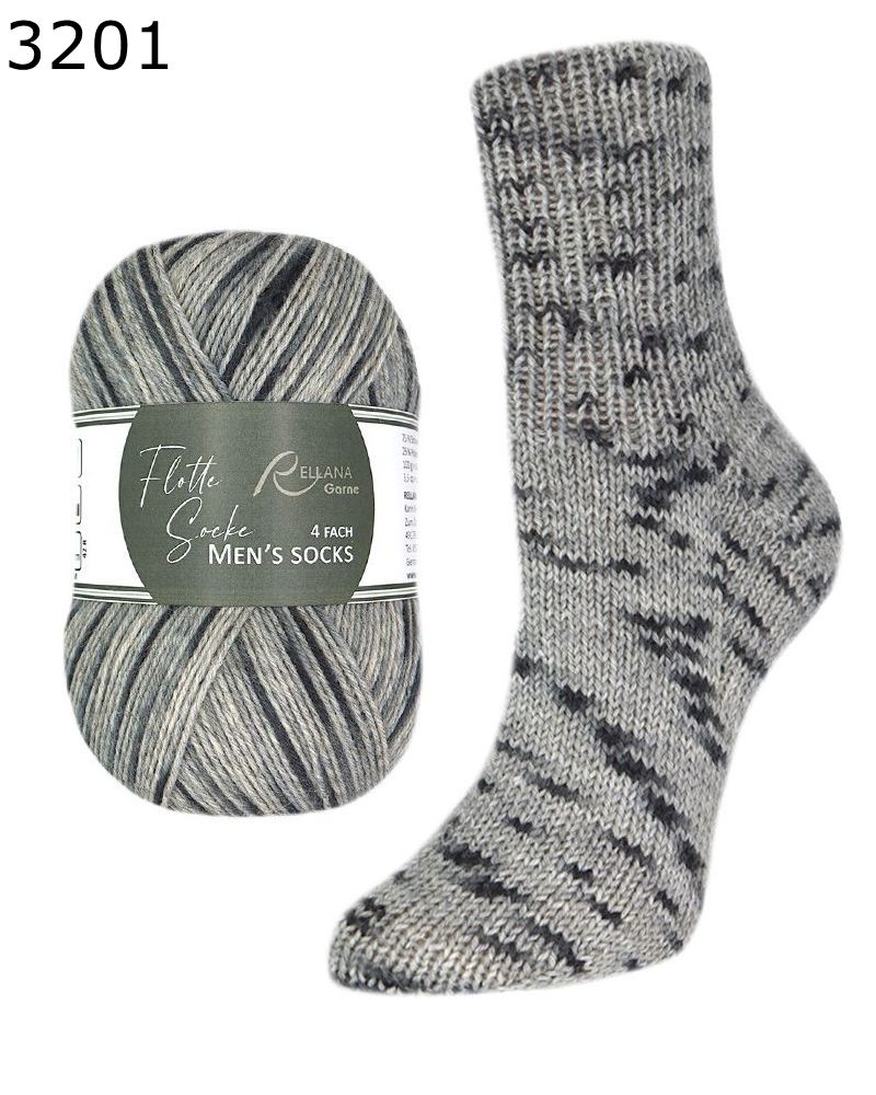 Flotte Socke 4f. Men´s Socks 100 g = 420 m