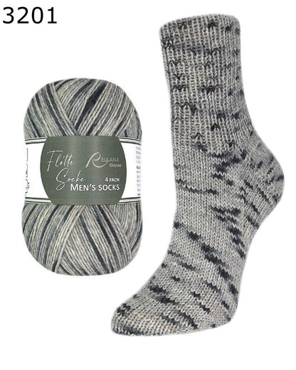 Flotte Socke 4f. Men´s Socks 100 g = 420 m