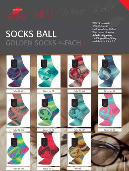 Rellana Flotte Socke Funny Ball -  Pro Lana Socks Ball